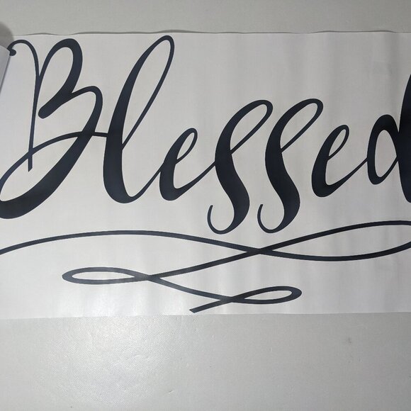 Other - NEW- "Blessed" Wall Stickers Home Decor Wall Stickers (57x35cm)